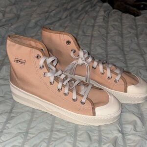 Adidas Nizza 2 Tan and White Sneakers